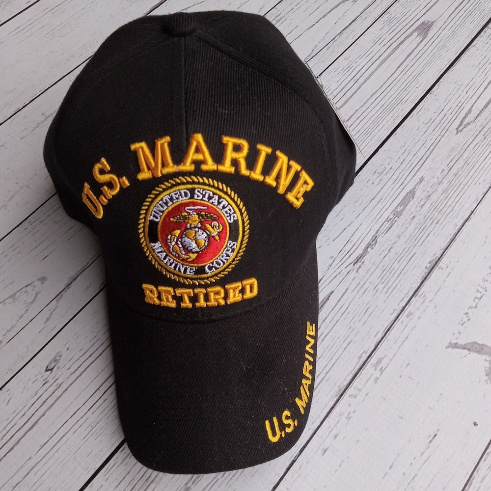 US Marine USMC Military Veteran Retired Patriotic Gift Baseball‎ Cap Semper Fi